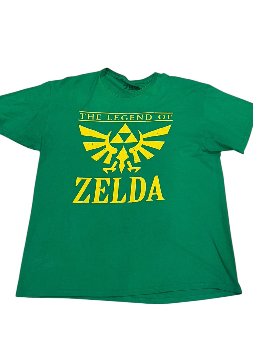Nintendo The Legend of Zelda Green and Yellow Graphic Tee